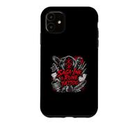 Custodia per iPhone 11 Tatuaggio Saga Ink Rune Viking Norse Ravens Skull