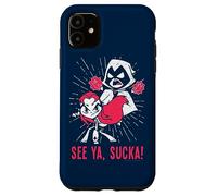 Custodia per iPhone 11 Teen Titans Go! Raven & Starfire Suckas