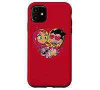 Custodia per iPhone 11 Teen Titans Go! Starfire and Robin