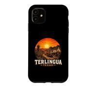 Custodia per iPhone 11 Terlingua Ghost Town Vintage Deserto Scena