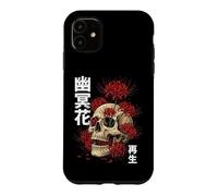 Custodia per iPhone 11 Teschio Giglio Ragno Giapponese Giappone