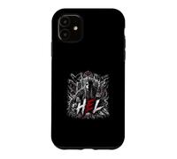 Custodia per iPhone 11 Teschio norvegese dei corvi vichinghi della regina sotterranea