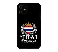 Custodia per iPhone 11 Thai Queen Thailand Flag Proud Thai Woman