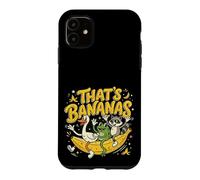 Custodia per iPhone 11 That’s Bananas Retro Fruit Summer Characters