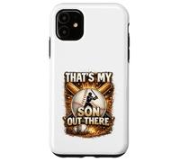 Custodia per iPhone 11 That's My Sons Baseball Dad Mom Parent Pride Sports