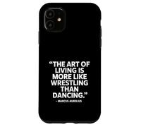 Custodia per iPhone 11 The Art of Living Marcus Aurelius