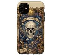 Custodia per iPhone 11 The Cosmic Sigil Celestial Skull and Galaxy