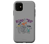 Custodia per iPhone 11 The Flintstones Barney Fred Wilma Road Trip