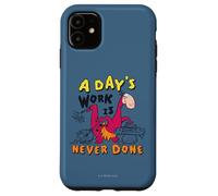 Custodia per iPhone 11 The Flintstones Dino A Day's Work Is Never Done