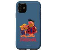 Custodia per iPhone 11 The Flintstones Fred and Barney Stylized Art
