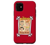 Custodia per iPhone 11 The Flintstones Fred Wilma The Gang's All Here