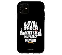 Custodia per iPhone 11 The Flintstones Loyal Order of Water Buffalo