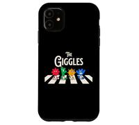 Custodia per iPhone 11 The Giggles Playful Characters Crossing Together