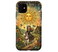 Custodia per iPhone 11 The Sun Tarot Card Celestial Maiden Horse
