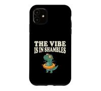 Custodia per iPhone 11 The Vibe is in Shambles Dinosaur Mental Health Awareness