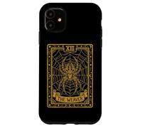 Custodia per iPhone 11 The Weaver Tarocco Carta Occulto Spider Witchy Goth