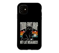 Custodia per iPhone 11 Third Shot Drop My Cat non è d'accordo Pickleball