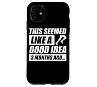 Custodia per iPhone 11 This seemed like a good idea jogging corridore divertente