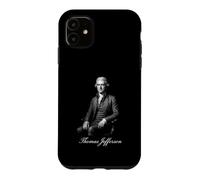 Custodia per iPhone 11 Thomas Jefferson Classico Padre Fondatore Ritratto