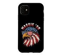 Custodia per iPhone 11 Thomas Massie '28 per il presidente 2028 Patriotic Eagle