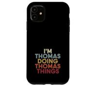 Custodia per iPhone 11 Thomas Name Thomas Personalized Name First Given