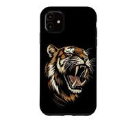 Custodia per iPhone 11 Tigre dai Denti a Sciabola Smilodon Grande felino Tigre