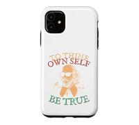 Custodia per iPhone 11 To Thine Own Self Be True.. Shakespeare in Sunglasses Hamlet