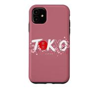 Custodia per iPhone 11 TOKYO GIAPPONE ORIZZONTALE ESTETICO SAKURA CILIEGIO SOLE