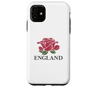 Custodia per iPhone 11 Top da rugby inglese invecchiato - England Rugby Football