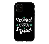 Custodia per iPhone 11 Torna alla scuola 2nd Grade Squad per insegnanti studenti