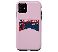 Custodia per iPhone 11 Tour du Mont Blanc Montblanc 4810 Regali escursionistici Francia