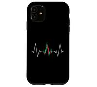 Custodia per iPhone 11 Trader Heartbeat ECG Pulse Line per gli appassionati di trading