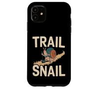Custodia per iPhone 11 Trail Snail - Divertente gioco di parole