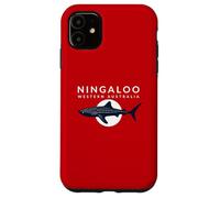 Custodia per iPhone 11 Tramonto dello squalo balena dell'Australia occidentale di Ningaloo