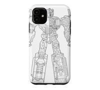 Custodia per iPhone 11 Transformers Technical Drawing