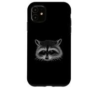 Custodia per iPhone 11 Trash Panda Art Fantasia del procione mascherato