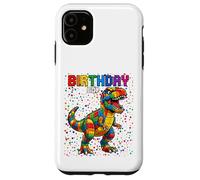 Custodia per iPhone 11 Trex Blocks Master Builder Kids