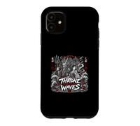 Custodia per iPhone 11 Trono Sotto Le Onde Giapponesi Giapponese Dragon Lord