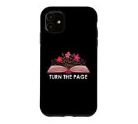Custodia per iPhone 11 Turn the Page Book Theme Bookish Items Books Lovers Reading