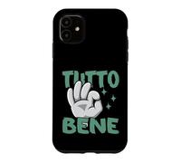 Custodia per iPhone 11 Tutto Bene - Gesto della mano italiano Citazione divertente