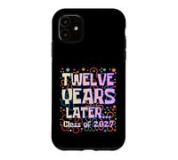 Custodia per iPhone 11 Twelve Years Later Class of 2027 Senior Graduation Funny