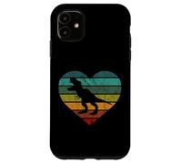Custodia per iPhone 11 Tyrannosauro Cuore Dino Bambini Dinosauro Sauro T-Rex