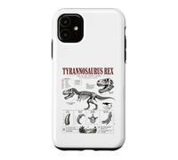 Custodia per iPhone 11 Tyrannosaurus Rex Fossil Guide Museo Anatomia Arte