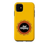 Custodia per iPhone 11 Ufficiale Bad Company Band Circle 1977 1979 LIVE