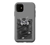 Custodia per iPhone 11 Ufficiale Spiral Bright Eyes Kitten Gothic Fantasy