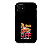 Custodia per iPhone 11 Ukulele Non C'è Interruttore Off Divertente Lettore Musicale Hawaiano