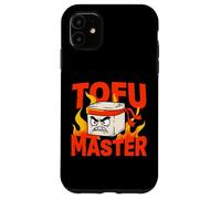 Custodia per iPhone 11 Umorismo vegano sul karate di Tofu Master Angry Ninja