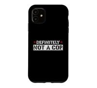 Custodia per iPhone 11 Undercover Police Costume Definitely Not A Cop His Her