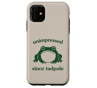 Custodia per iPhone 11 Unimpressed Since Tadpole Funny Frog Silly Graphic