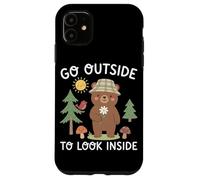 Custodia per iPhone 11 Vai fuori per guardare dentro divertente escursionismo campeggio escursione camper